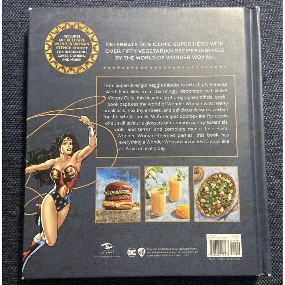 WONDER WOMAN: The Official Cookbook: Over Fifty Recipes Inspired by DC's Ico...
